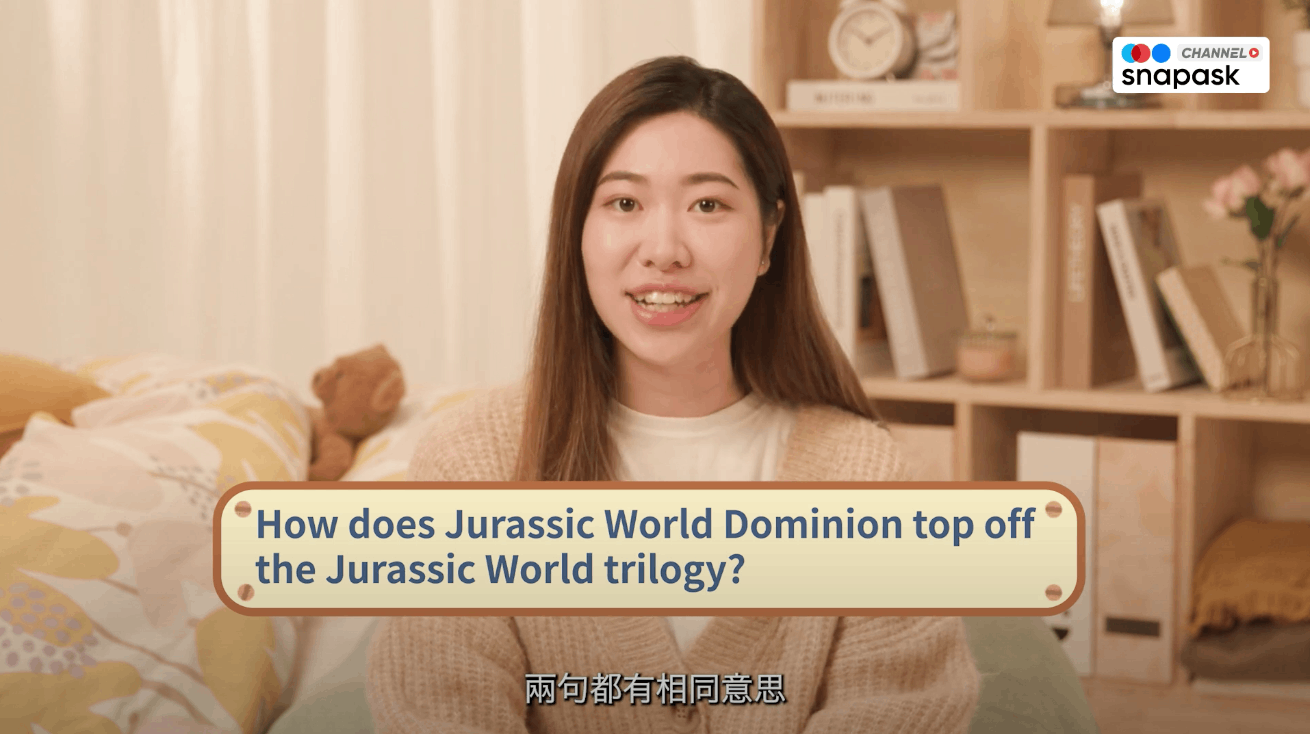 DSE英文看侏羅紀世界學寫Film Review